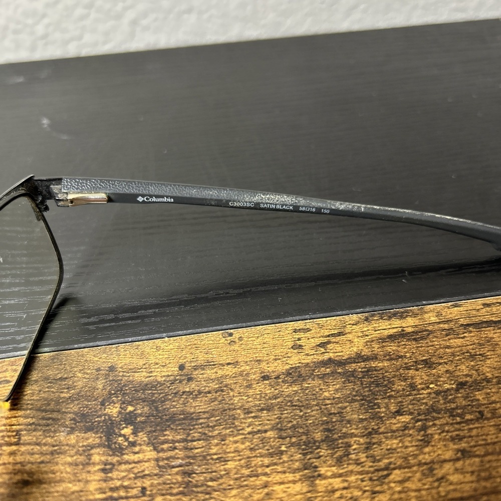 Columbia C3003SC Satin Black Rectangular Eyeglass… - image 8